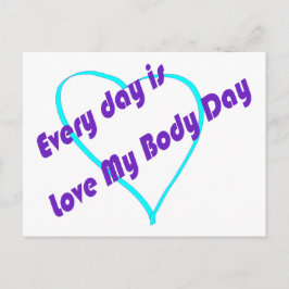 Jeder Tag ist Liebe Mein Körpertag Postkarte