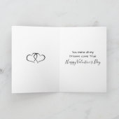 Jeder Tag ist magisch | Valentinstag Karte (Innenseite)