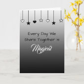 Jeder Tag ist magisch | Valentinstag Karte (Gelbe Blume)