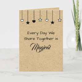 Jeder Tag ist magisch | Valentinstag Karte