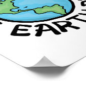 Jeder Tag ist Tag der Erde Poster (Ecke)