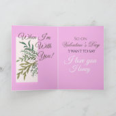 "Jeder Tag ist Valentinstag! "Romantisches Valenti Karte (Innenseite)