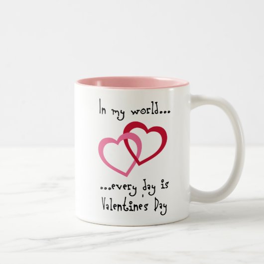 Jeder Tag ist VDay Tasse (Rechts)