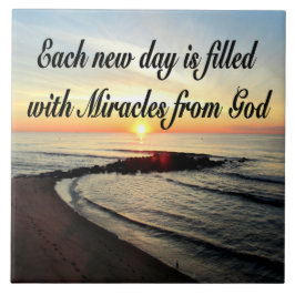 JEDER TAG IST VON GOTT MIRAKLES FLIESE