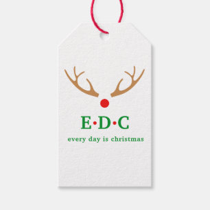 Jeder Tag ist Weihnachten  Geschenkanhänger