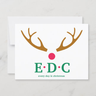 Jeder Tag ist Weihnachts Postkarte