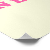 Jeder Tag mag nicht gut sein Poster (Ecke)