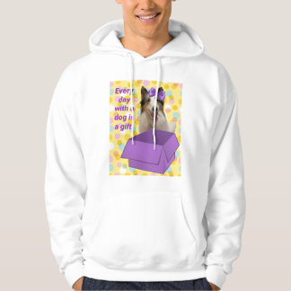 Jeder Tag mit einem Hund ist ein Geschenk Hoodie