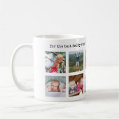 Jeder Text 10 Foto Collage Moderner Minimaler Sake Kaffeetasse (Links)