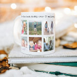 Jeder Text 10 Foto Collage Moderner Minimaler Sake Kaffeetasse<br><div class="desc">Gönnen Sie sich besondere Erinnerungen mit einer schlicht eleganten Foto Collage Kaffee Tasse. Die moderne minimalistische Typografie ist als "beste Papa aller Zeiten" Vatertagsgeschenk Set, aber für jeden Anlass einfach zu personalisieren. Erstellen Sie Ihr eigenes einzigartiges Sake-Geschenk für alle Familienmitglieder oder Freunde, wie Mama, Oma, Opa, Schwestern, Bestien, etc. Dieses...</div>