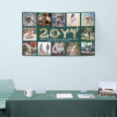 Jeder Text 12 Foto Weihnachten Neujahr Grünen Urla Banner (Messeveranstaltung)