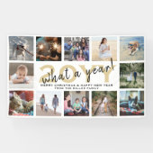 Jeder Text 12 Foto Weihnachten & Neujahr Urlaub Banner (Horizontal)