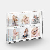 Jeder Text 6 FotoCollage Moderner Minimaler Keepak Fotoblock (Links)