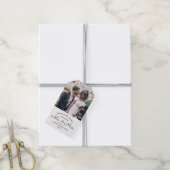 Jeder Text Einfach 2 Foto Neu-Mr. & Mrs. Geschenkanhänger (Mit Garn)