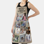 Jeder Text Foto Collage Bester Vater Grill Master  Schürze (InSitu)