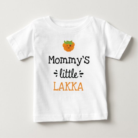 [Jeder Text] Kleiner Lakka Baby T-shirt (Vorderseite)