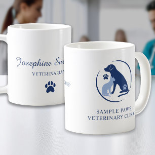 Jeder Tierarzt Name Benutzerdefiniertes Vet Klinik Kaffeetasse