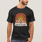 Jeder unter Orange Rainbow Unity Bullying T-Shirt (Vorderseite)