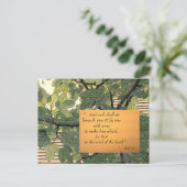 Jeder Unter- und Feigenbaum Postkarte (Stehend Vorderseite)