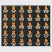 Jeder verdient eine Cat Niedlich Orange Tabby Cat Geschenkpapier (Flach)
