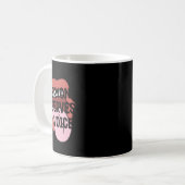 Jeder verdient einen Sprachaufkleber Kaffeetasse (Vorderseite Links)