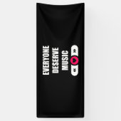 Jeder verdient Musik Banner (Vertikal)