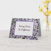 Jeder Verlust ist anders Karte (Gelbe Blume)