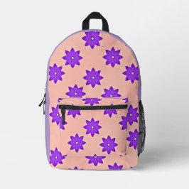 JEDER VIBES-Backpack Druckknopfbeutel zum Nähen Bedruckter Rucksack