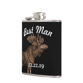 Jeder Vintage Trauzeuge mit benutzerdefinierter Fa Flachmann (Links)