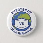 Jeder VS Coronavirus Button (Vorderseite)