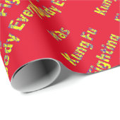 Jeder war Kung Fu Kämpfe Geschenkpapier (Rolleneckpunkt)