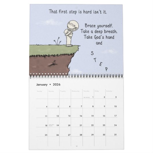 Jeder Weg führt 2025 irgendwo hin Kalender (Jan 2026)