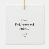 Jeder Weg hat es Puddeln Inspiration Ornament (Rückseite)