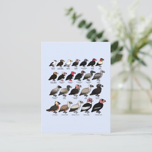 Jeder Wesen Postkarte (Stehend Vorderseite)