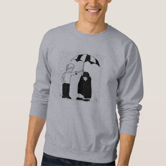 Jeder Wetterfreund Sweatshirt (Vorderseite)
