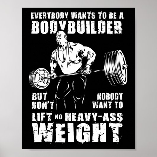 Jeder Will, Bodybuilder Funny Ronnie C zu sein Poster (Vorne)