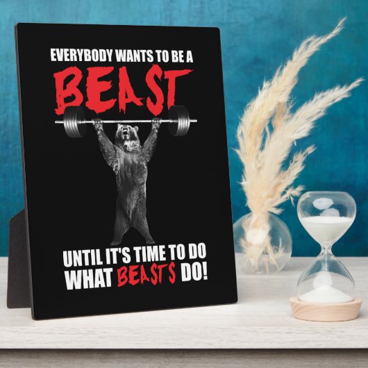 Jeder Will, ein Tier zu sein - Bärenauftrieb - Fit Fotoplatte (Seite)