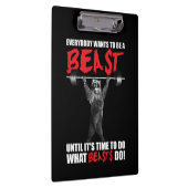 Jeder Will, ein Tier zu sein - Bärenauftrieb - Fit Klemmbrett (Rechts)