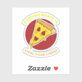 jeder will, seinen Käse zu stehlen Aufkleber (Blatt)