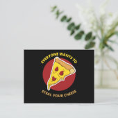 jeder will, seinen Käse zu stehlen Postkarte (Stehend Vorderseite)