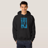 Jeder will, um ein DJ zu sein Hoodie (Vorne ganz)