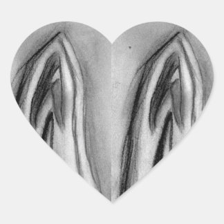 Jeder wird diese Liebe "Ein Gebet als Gebet" mache Herz-Aufkleber
