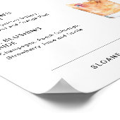 JEDER ZEICHEN Getränke Hochzeitszeichen 8x10 Poster (Ecke)