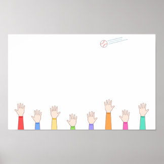 Jeder zielt auf diesen Homerun-Catch ab. Poster