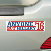 Jedermann aber Hillary- - Anti-Hillary-Kampagne - Autoaufkleber (Auf Auto)