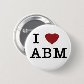 Jedermann aber ich - i-Herz ABM-Knopf Button (Vorne & Hinten)