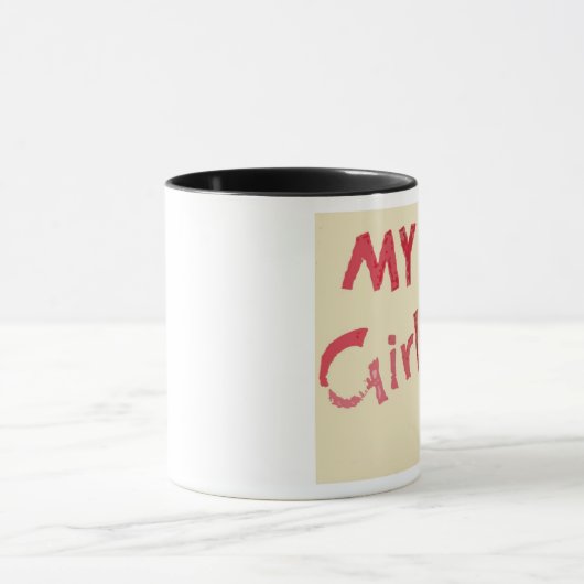 Jedermann aber ich meine Freundin - Tasse (Zentrum)