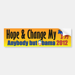 Jedermann aber Obama 2012 - AntiObama Autoaufkleber