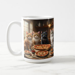 jedermann bereit für Cat Pizza Night, Kaffeetasse