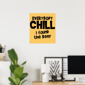 Jedermann Chill Beer Poster $24,95 (Heimbüro)